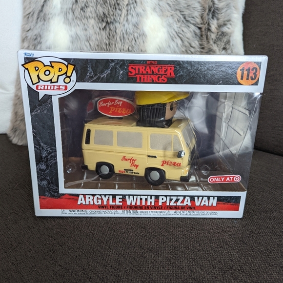 Argyle with Pizza Van Funko Pop Rides Stranger Things Target Exclusive - Picture 1 of 6